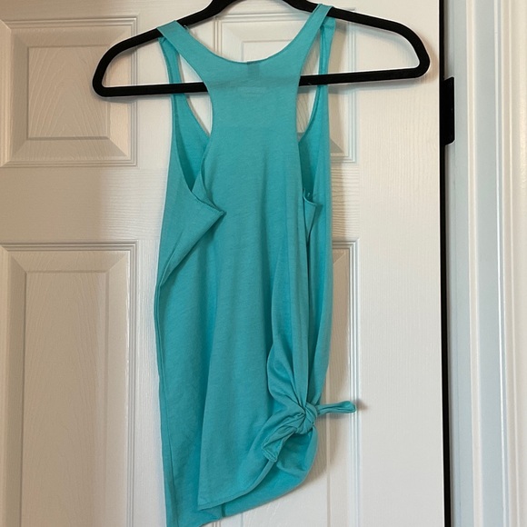 Next Level Apparel Turquoise Avocado Racerback Muscle Tee - Picture 3 of 4